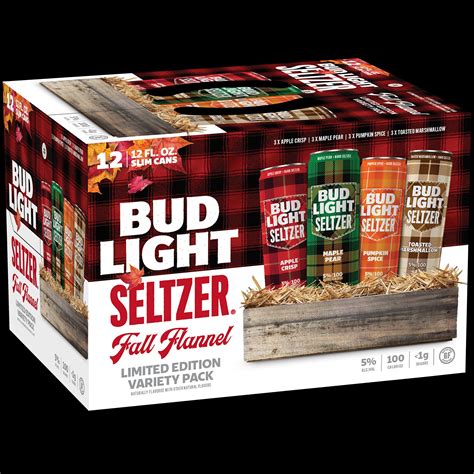 Bud Light Seltzer Fall Flannel Variety pack is spicing up fall cocktail hour