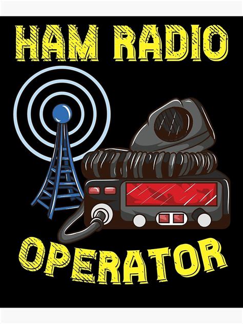 "Gift For Proud Ham Radio Operator - Ham Radio Dad Grandpa" Art Print ...