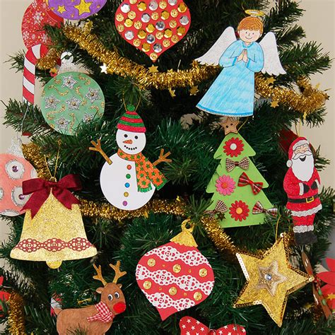 Printable Christmas Tree Ornaments | Kids' Crafts | Fun Craft Ideas | FirstPalette.com