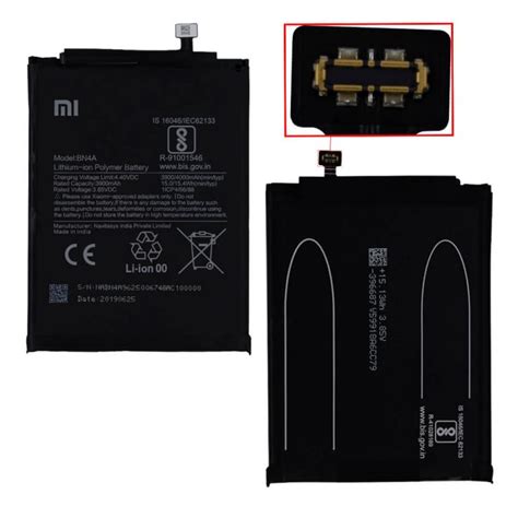 Redmi Note 7 Battery Replacement - 100% Original BN4A 4000 mAh - Touch LCD Baba