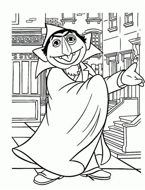 Sesame Street The Count Clipart