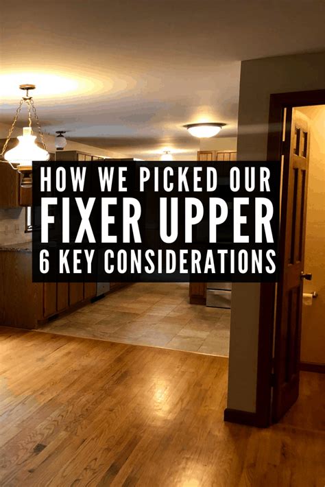 5 Key Tips for Picking the Perfect Fixer-Upper