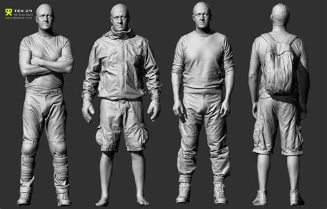 Reference Character Models - Page 3 | Character modeling, Zbrush, Drawing wrinkles