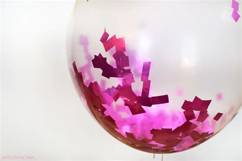 DIY Confetti Balloons - As The Bunny Hops®