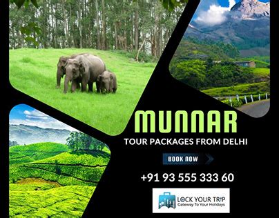 Munnar-tour-packages Projects | Photos, videos, logos, illustrations and branding on Behance