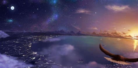 Purple Anime Scenery Wallpapers - Top Free Purple Anime Scenery Backgrounds - WallpaperAccess