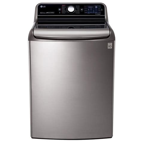 LG Washer 5.7 cu. ft. High-Efficiency Top Load Washer with Steam in Graphite Steel, ENERGY STAR