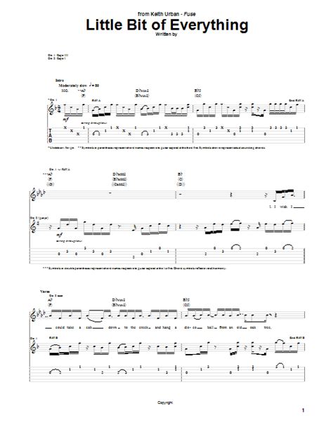 Little Bit Of Everything | Sheet Music Direct