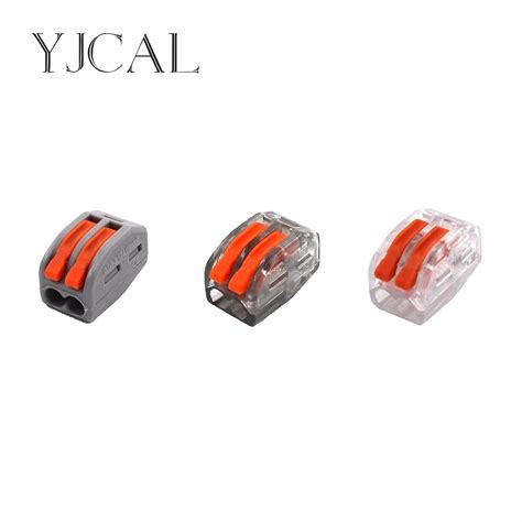 Wago Type 222 412 100PCS Universal Compact Wiring Conector Terminal Block Connectors Terminator ...