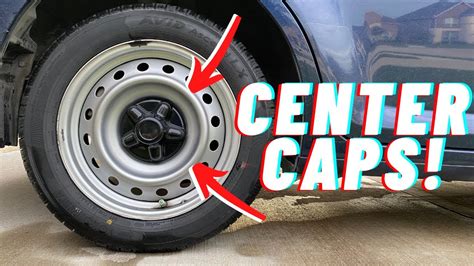 Installing CENTER CAPS on Steel Wheels! - YouTube