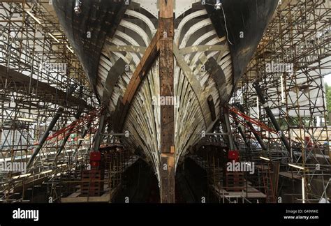 Cutty Sark Restoration Stock Photo - Alamy