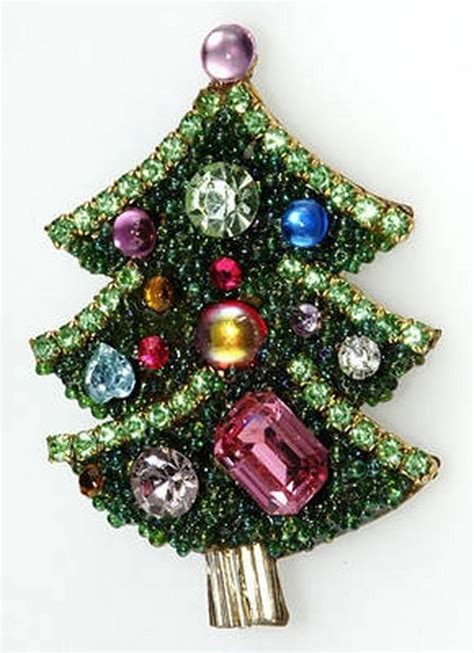 Christmas Tree Brooches