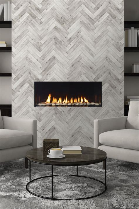 A dazzling fire design, fireplace mantle and decorated walls can change ...