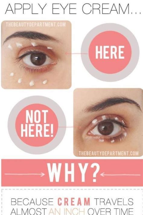 How to apply eye cream | Beauty Care | Pinterest