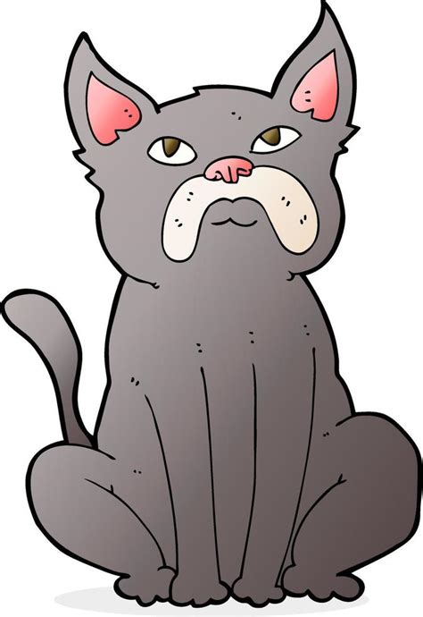 cartoon grumpy little dog 8315021 Vector Art at Vecteezy