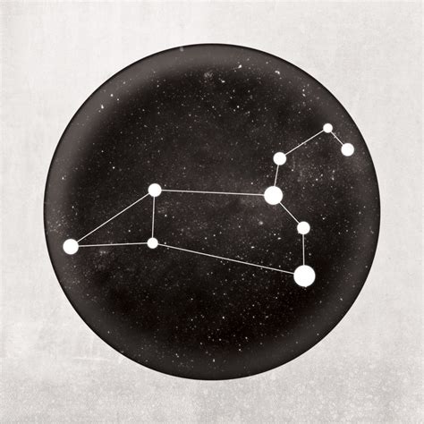 Leo Constellation Art Print by City Prints - The Map Shop