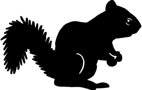 Squirrel Silhouette Vector at Vectorified.com | Collection of Squirrel ...