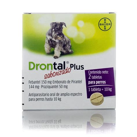 DRONTAL PLUS SABOR. H-10 KG X 2 TAB - Drovet