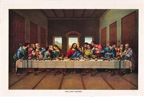 The Last Supper a printable file for crafting and home decor | Etsy | Last supper, Digital ...