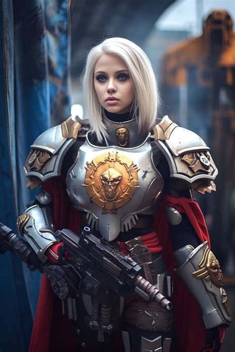 Sister of Battle Cosplay from Warhammer 40k by AI-MadeMasterpieces on DeviantArt