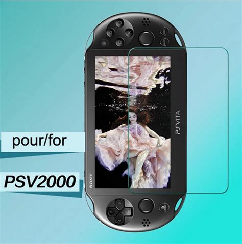 PSV 2000 tempered glass anti scratch explosion proof screen protector guard for sony PSVITA PS ...