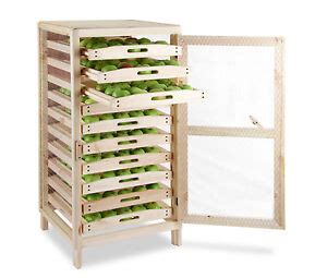 Traditional Wooden Apple Storage Rack 10 Drawers Trays Onions Fruit Dry ...