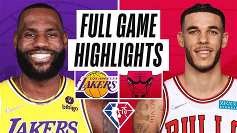 LAKERS at BULLS | FULL GAME HIGHLIGHTS | December 19, 2021 - Win Big Sports