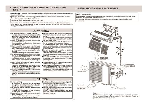 Mitsubishi Air Conditioning Install Manual