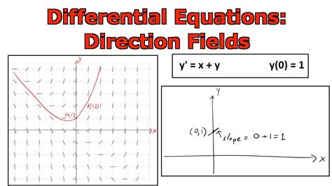 Differential Equations: Direction Fields - YouTube