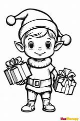 11 Free Printable Christmas Elf Coloring Pages For Kids  sketch template