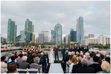 San Diego Harbor Yacht Wedding | Lindsey and Lance - Intimat Wedding