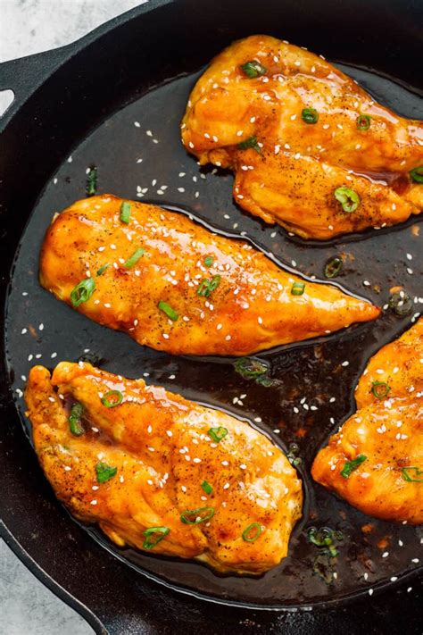 Honey Garlic Chicken Breasts - Easy Chicken Recipes