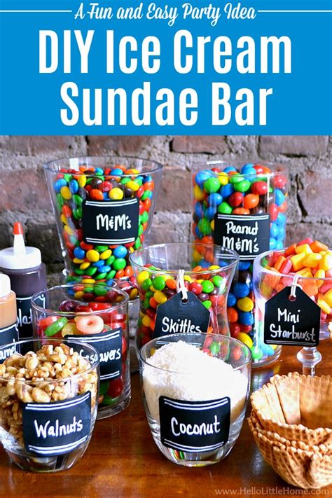 DIY Ice Cream Sundae Bar (Tips, Toppings + Fun Ideas) | Hello Little Home