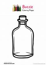 Bottle Coloring Pages For Kids – Free Printable  Art & Craft sketch template