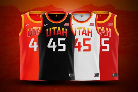 Utah Jazz Uniform Rebrand on Behance