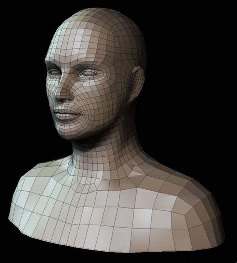 Head base mesh 3d model Object files free download - CadNav