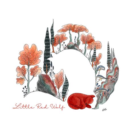 Little red wolf on Behance