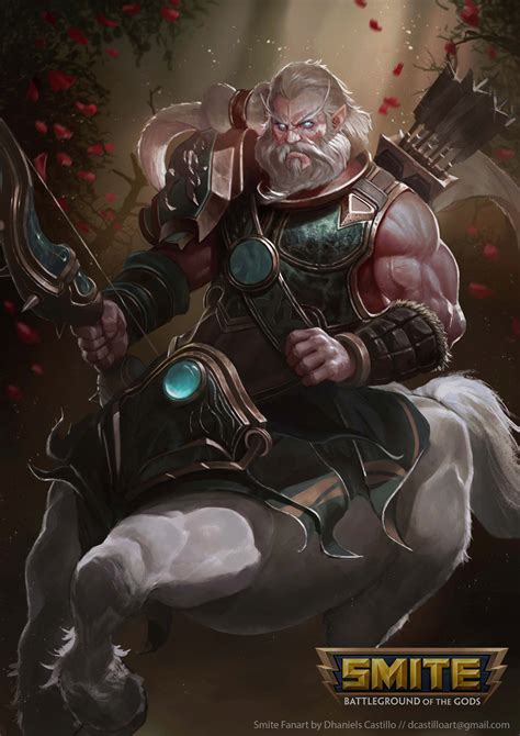 ArtStation - Chiron, Smite Fanart