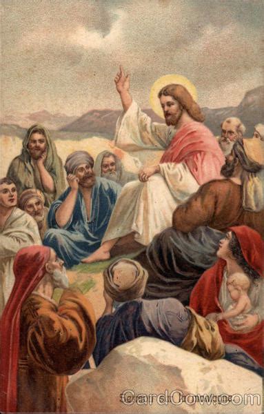 Jesus Preaching to a Crowd (Sermon on the Mount) Religious