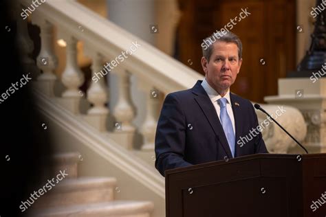 Governor Brian Kemp Rga Answers Questions Editorial Stock Photo - Stock ...