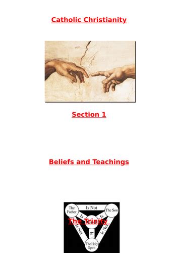 Edexcel GCSE RE Catholic Christianity Beliefs and Teachings Revision ...