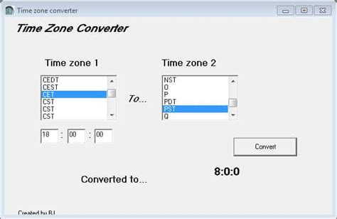 Time Zone Converter converts Time Zones for you - gHacks Tech News