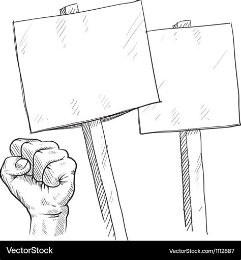 Protest Sign Template