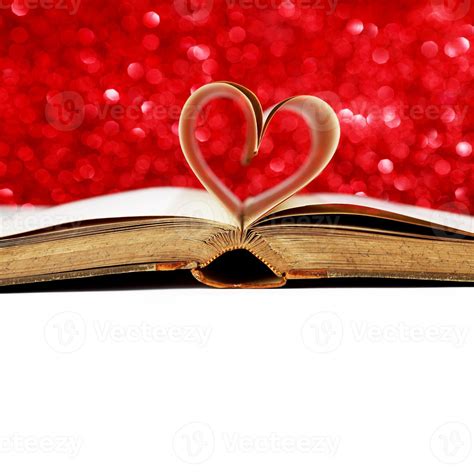 Heart shaped book pages 953833 Stock Photo at Vecteezy