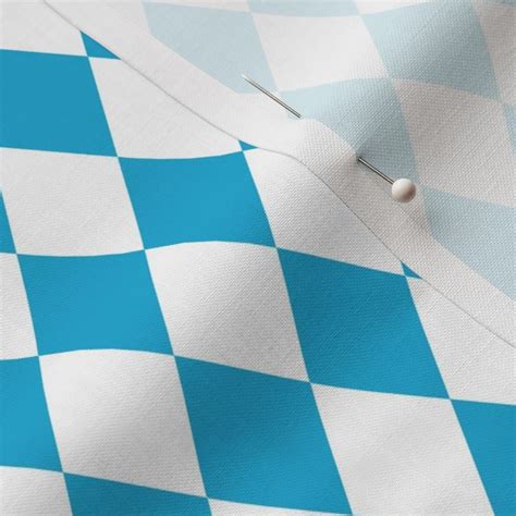 German Oktoberfest Beer Blue Diamond Fabric | Spoonflower