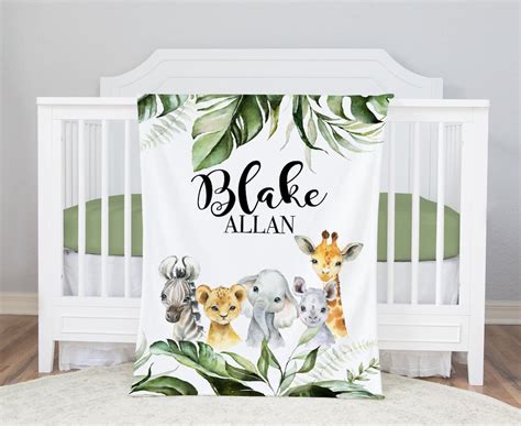 Safari Crib Bedding Set Safari Nursery Safari Animal Baby | Etsy