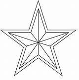 Printable Star Coloring Pages sketch template