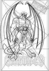 Disneys Gargoyles Goliath On Behance sketch template