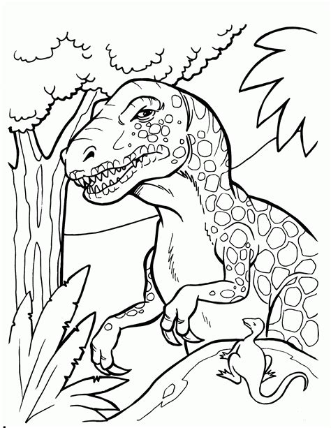 Free Dinosaur Printable Coloring Pages - Coloring Home