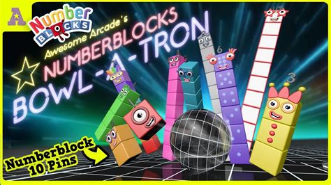 Numberblocks 1-10 BOWLING! V1.0 Numberblock 18, 49, 52 and More - YouTube